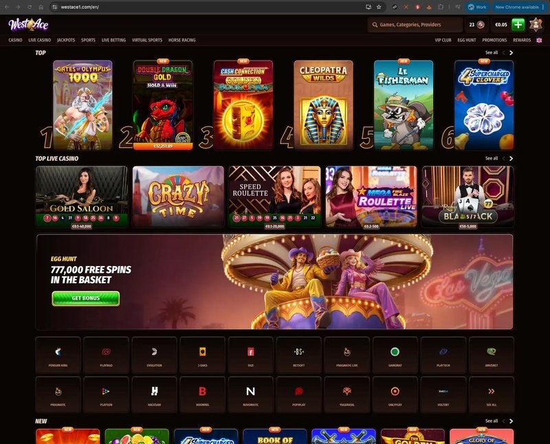 Westace casino uk, westace online casino